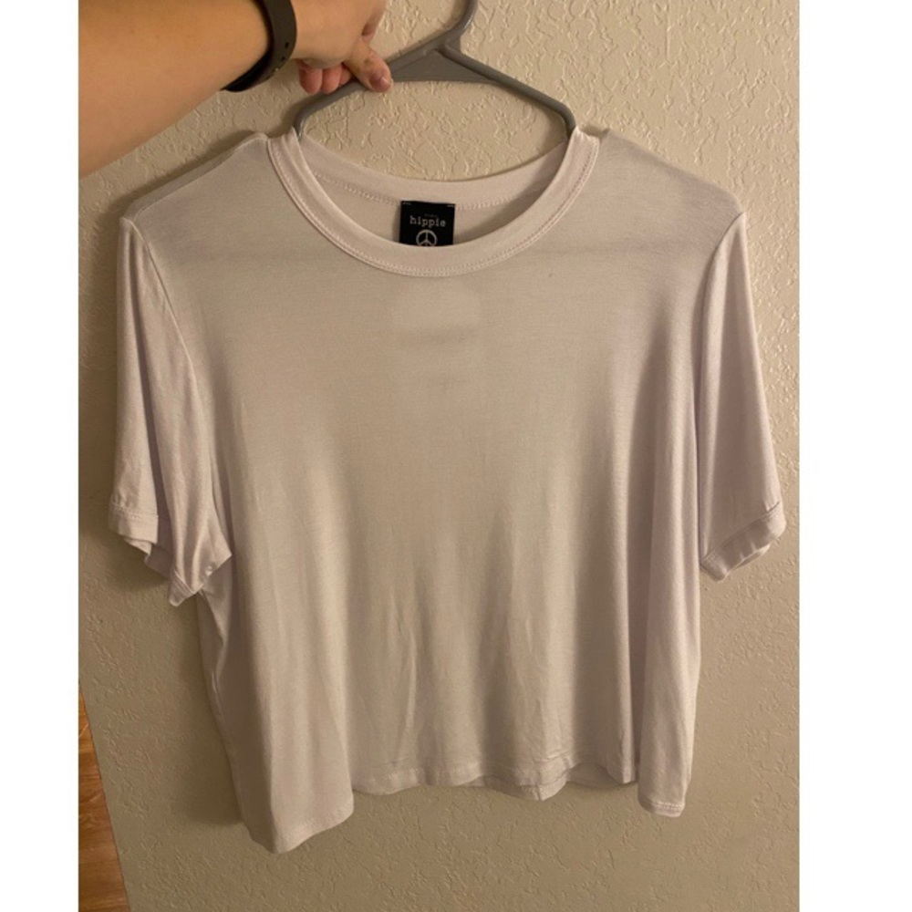 Basic Short Sleeve Crop Top